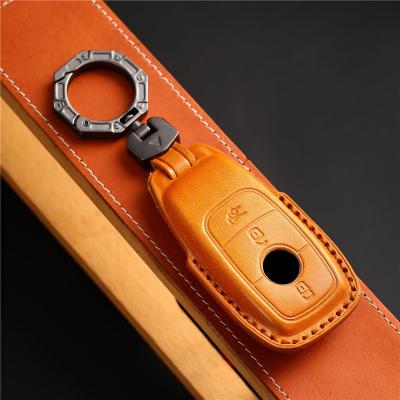 Luxury Leather Car Key Case Cover for Mercedes Benz A C E S Class GLS GLA GLC CLS W205 W222 W213 W177 X167 Accessories