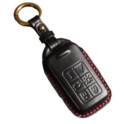 Luxury Leather Car Key Case Cover Fob Shell for Volvo key case s60 xc60 s90 xc90 xc40l v60 v90 Car Accessories