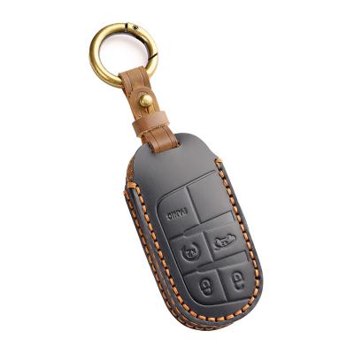 5 button Car Key Case Cover for Jeep Grand Cherokee Renegade Chrysler 200 300 Dodge RAM Durango Challenger Journey Dart Fiat