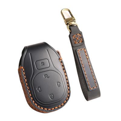 Genuine Leather Car Key Case Cover Fob Shell for Trumpchi 2023 m8 new energy vehicle master version Yingbao Kugs8 gs4 