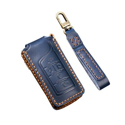 Genuine Leather Car Key Case Cover Fob Shell for GAC Trumpchi GS4 GM8 GA3 GA6 SGS7 GA4 GS5 GS3 Legend GS8