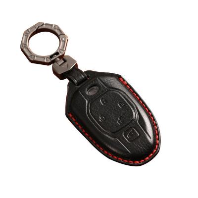 Luxury Leather Car Key Case Cover Fob Shell for Trumpchi 2023 m8 new energy vehicle master version Yingbao Kugs8 gs4 Car Accessories - 副本