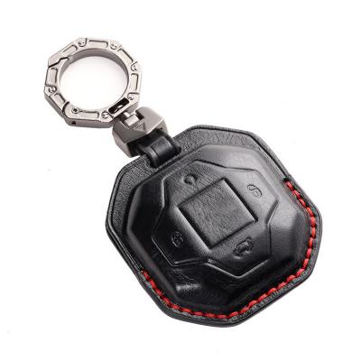Luxury Leather Car Key Case Cover Fob Shell for Chery Jetour T2 2024 2023 Car Key Protector - 副本