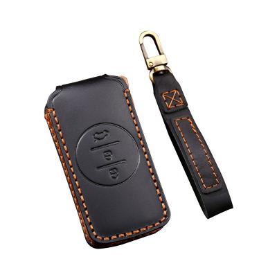 Genuine Leather Car Key Case Cover Fob for Chery Tiggo 7 pro 8 Pro Exeed Tiggo 2 3x Arrizo 5 Pro Gx 5x EQ7 tiggo 4  - 副本 - 副本