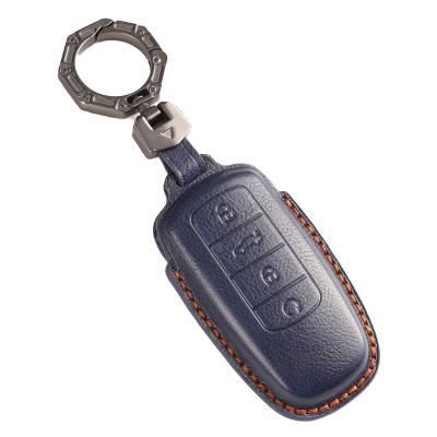 Luxury Leather Car Ket Case Cover Fob Shell for Chery Omoda C5 Tigo 7 8 Pro Max Tigo 7 8 Plus Arrizo 5 Plus Car Accessories - 副本