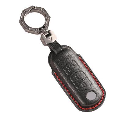 Luxury Leather 2 3 Button Car Key Case Cover Fob Shell for Mazda 2 3 6 Atenza Axela Demio CX-5 CX5 CX-3 CX7 CX-9 2015 2016 2017 2018 2019