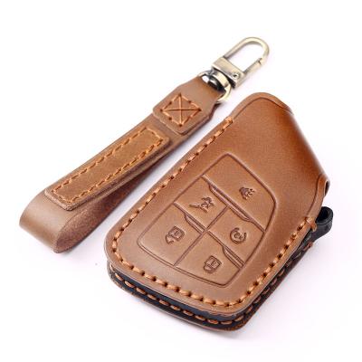 Genuine Leather Car Key Case Cover Fob Shell for Buick ENVISION S Plus Avenir 2020 2021 2022 2023 Car Accessories